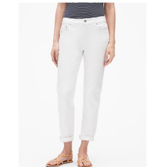 GAP Denim - GAP Best Girlfriend White Denim Jeans Plus Sz 33